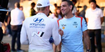Ott Tänak ja Cyril Abiteboul Autor/allikas: Hyundai Motorsport