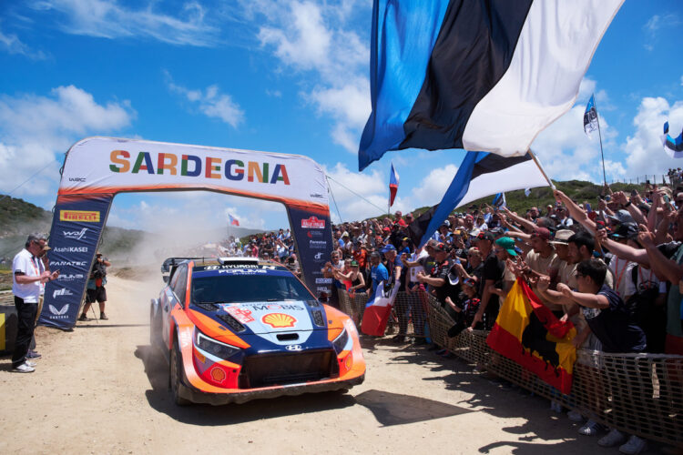 Ott Tänaku ja Martin Järveoja võiduga lõppenud 2024 Sardiina ralli, Foto: Vincent Thuillier / Hyundai Motorsport GmbH