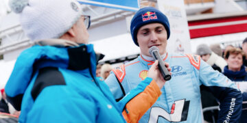 Adrien Fourmaux. Devoluy rallil 2025 Foto Helena El Mokni / Hyundai Motorsport GmbH