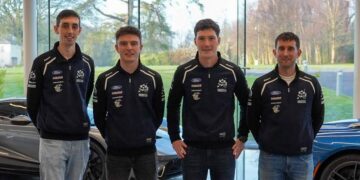 Vasakult: Eoin Treacy, Josh McErlean, Jon Armstrong ja Shane Byrne. Foto: M-Sport