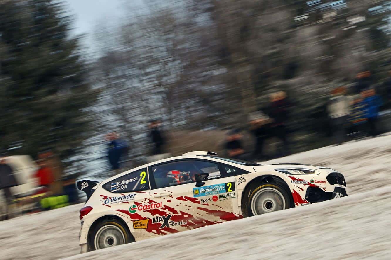 Romet Jürgenson Jänner ralli testil, Foto: Daniel Fessl