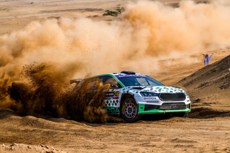 Robert Virves ja Jakko Viilo Saudi Araabia MM-rallil 2025, Foto: André Lavadinho andre@at-world.com