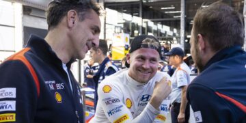 Cyril Abiteboul ja Esapekka Lappi. Kuva: Austral/Hyundai Motorsport GmbH
