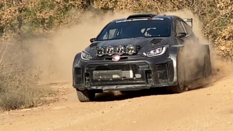 Patrick Enok ja Silver Simm Toyota Rally2 arendustestil Hispaanias