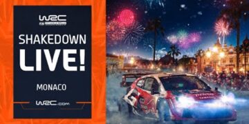 Kuvatõmmis videost Monte Carlo MM-ralli testikatse otseülekanne