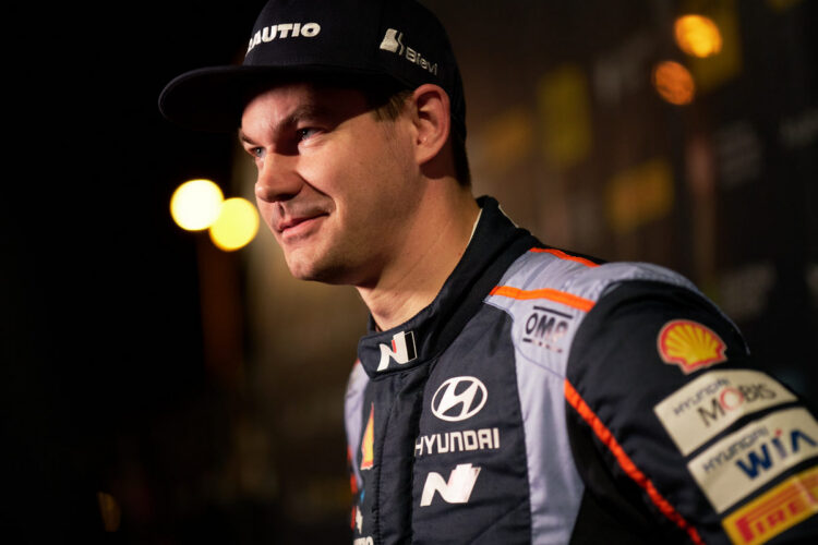 Teemu Suninen, Kesk-Euroopa ralli 2023, Foto: Romain Thuillier /Hyundai Motorsport GmbH