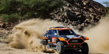 Guillaume De Mevius ja Mathieu Baumel, X-raid MINI JCW Dakar 2026, Foto: a.s.o./f.gooden/dppi