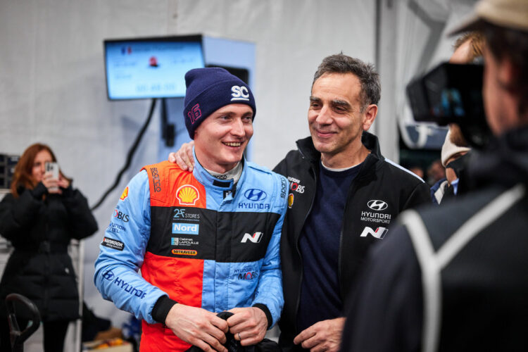 Adrine Fourmaux ja Cyril Aboteboul Monte-Carlo 2026, Foto: Vincent Thuillier / Hyundai Motorsport GmbH