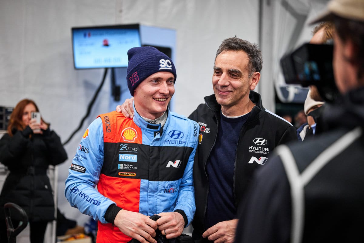 Adrine Fourmaux ja Cyril Aboteboul Monte-Carlo 2026, Foto: Vincent Thuillier / Hyundai Motorsport GmbH