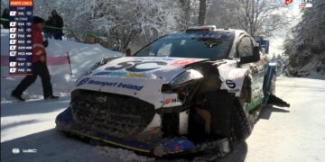 Josh McErlean Monte Carlo MM-ralli 2026, Kuvatõmmis: Rally.tv