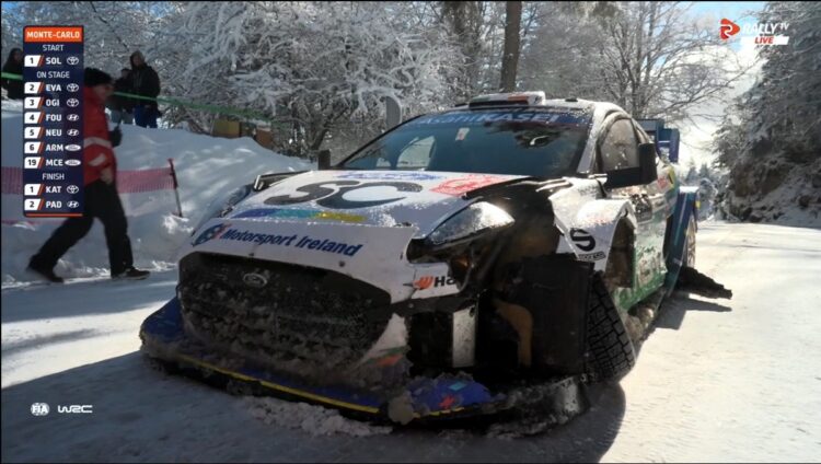 Josh McErlean Monte Carlo MM-ralli 2026, Kuvatõmmis: Rally.tv