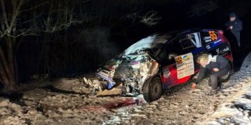 Romet Reimal ja Inga Reimal Aluksne ralli, Foto: Aluksne ralli