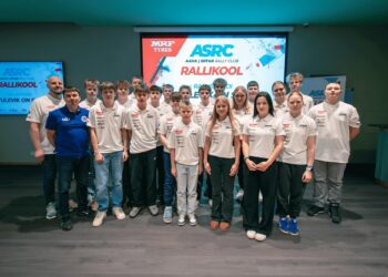 MRF Tyres Noorte Rallikooli esimene õppepäev on toimunud. Foto: MRF Noorte Rallikool