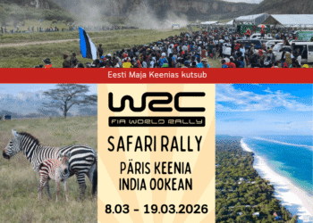 Eesti rallihuvilistele avaneb märtsis 2026 võimalus kogeda WRC Safari Rallyt Keenias