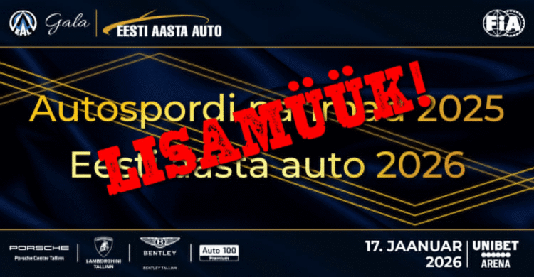 5. jaanuaril tulevad müügile EAL-i gala lisapiletid