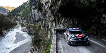 Sebastien Ogier ja and Vincent Landais Monte-Carlo ralli 2024, Foto: Jaanus Ree / Red Bull Content Pool