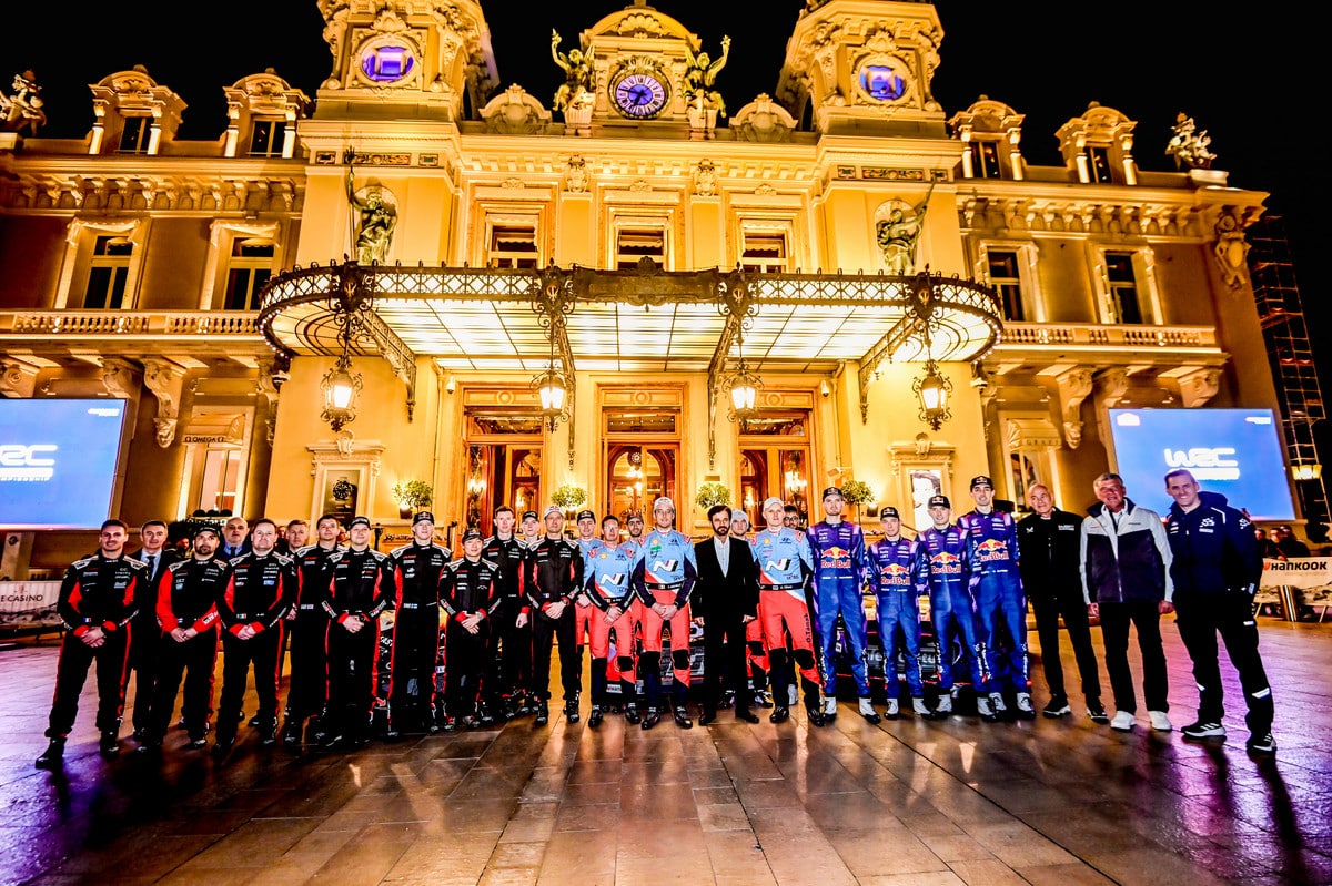 WRC 2025 hooaja avamine Monacos, Monte Carlo, Foto: @World / Red Bull Content Pool