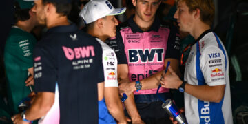 Isack Hadjar, Jack Doohan (keskel) ja Liam Lawson, Foto: Rudy Carezzevoli // Getty Images / Red Bull Content Pool