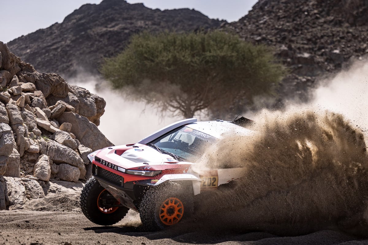 Henk Lategan ja Brett Cummings, Toyota Gazoo Racing, Dakar 2026, Foto: Kin Marcin / Red Bull Content Pool