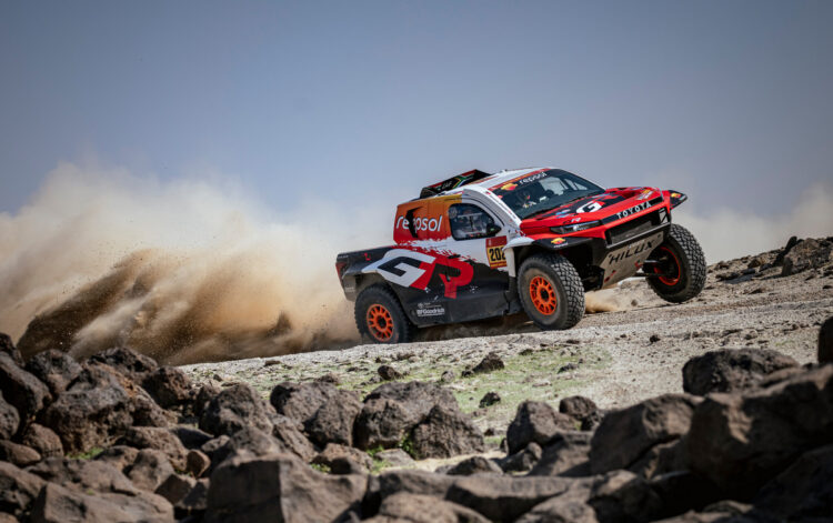 Henk Lategan ja Brett Cummings, Toyota Gazoo Racing, Dakar 2026, Foto: Marcelo Maragni / Red Bull Content Pool