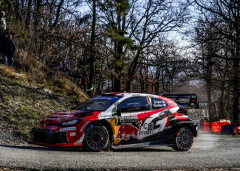 Sébastien Ogier ja Vincent Landais, Monte Carlo ralli testikatsel 2026, Foto: @World / Red Bull Content Pool