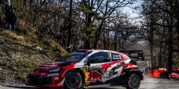 Sébastien Ogier ja Vincent Landais, Monte Carlo ralli testikatsel 2026, Foto: @World / Red Bull Content Pool