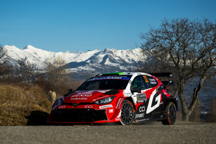 Elfyn Evans ja Scott Martin, TOYOTA GAZOO RACING WRT, Monte Carlo 2026, Foto: Jaanus Ree / Red Bull Content Pool