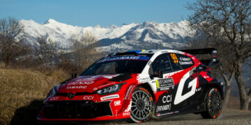 Oliver Solberg ja Elliott Edmondson Monte Carlo ralli 2026, Foto: Jaanus Ree / Red Bull Content Pool