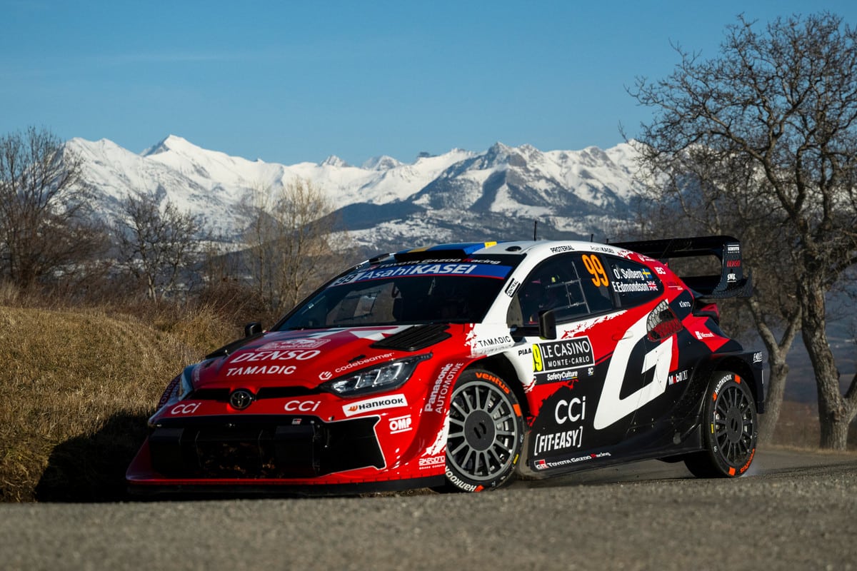 Oliver Solberg ja Elliott Edmondson Monte Carlo ralli 2026, Foto: Jaanus Ree / Red Bull Content Pool