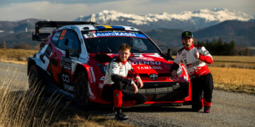 Oliver Solberg ja Elliott Edmondson Monte Carlo 2026, Foto: Jaanus Ree / Red Bull Content Pool