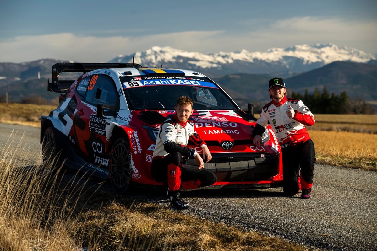 Oliver Solberg ja Elliott Edmondson Monte Carlo 2026, Foto: Jaanus Ree / Red Bull Content Pool