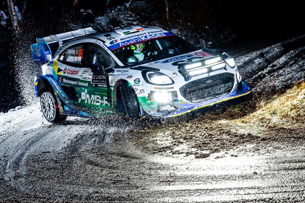Jon Armstrong ja Shane Byrne, M-Sport Ford Puma, Monte Carlo 2026, Foto: @World / Red Bull Content Pool
