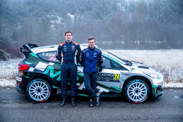 Romet Jürgenson ja Siim Oja, Monte-Carlo ralli 2026, Foto: Jaanus Ree / Red Bull Content Pool