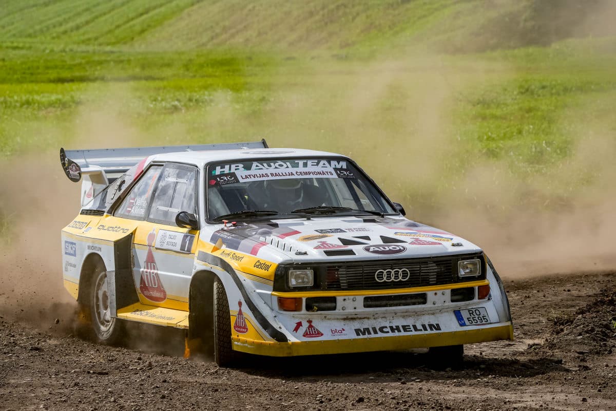 Ivars ja Andris Velmes, Audi Sport Quattro S1 E2, Foto: Latvian Rally Championship