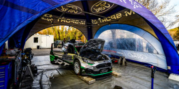 Romet Jürgenson, Ford Fiesta Rally2, Monte Carlo MM-ralli 2026, Foto: BOGDAN BARABAS| M-Sport Media