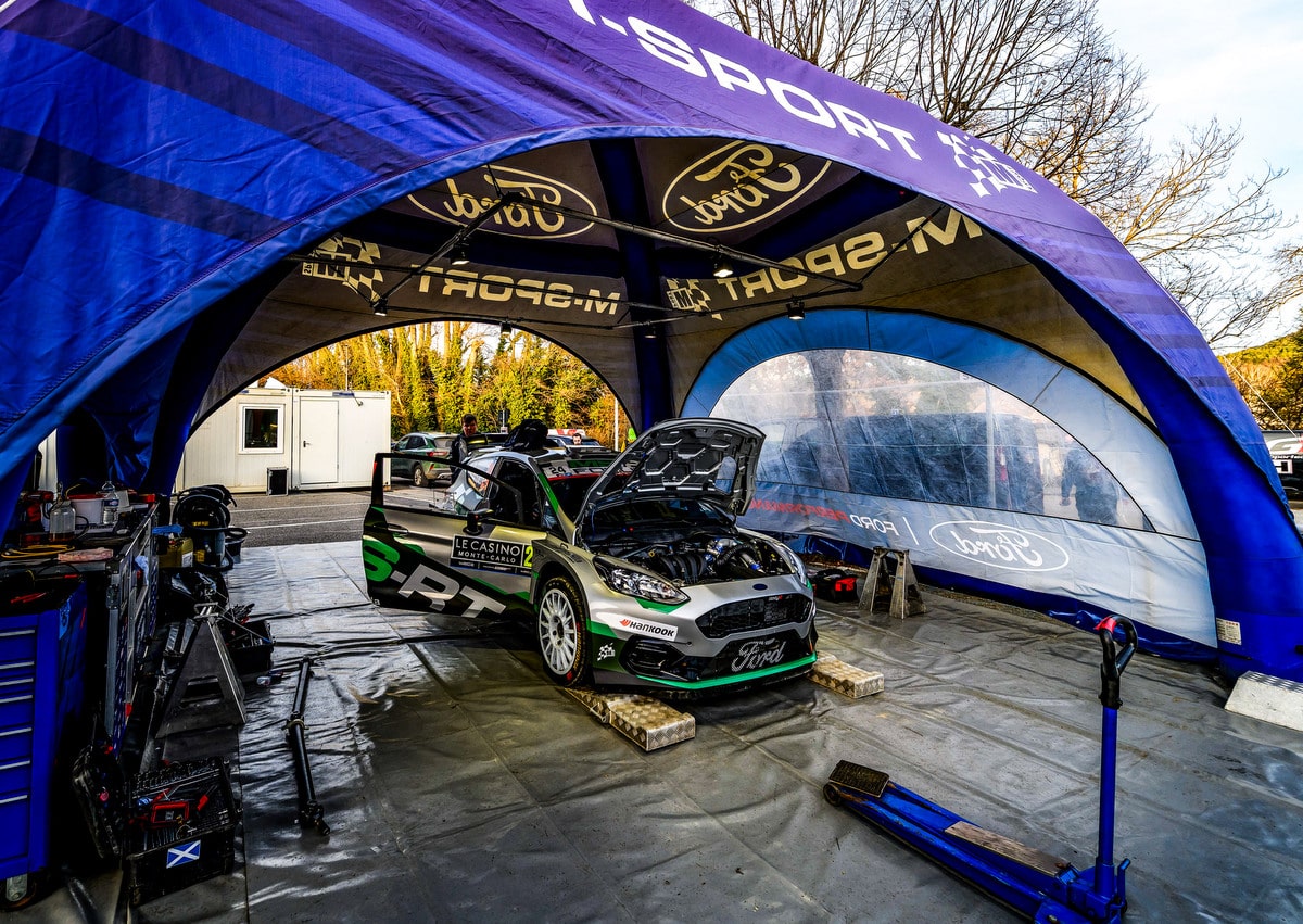 Romet Jürgenson, Ford Fiesta Rally2, Monte Carlo MM-ralli 2026, Foto: BOGDAN BARABAS| M-Sport Media