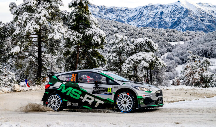 Romet Jürgenson ja Siim Oja, M-Sport Ford Fiesta Rally2, Monte Carlo MM-ralli 2026, Foto: M-Sport
