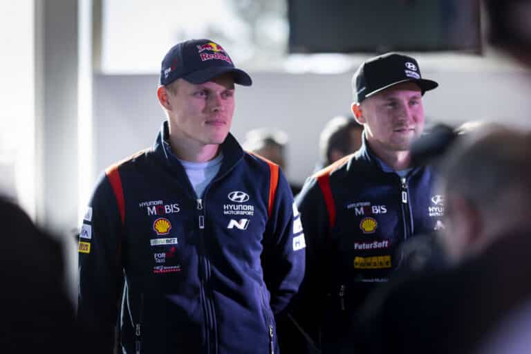 Ott Tänak ja Esapekka Lappi Tšiili ralli 2024, Foto: Austral / Hyundai Motorsport GmbH