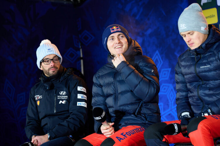 Adrien Fourmaux, Rootsi ralli 2025, Foto: Romain Thuillier / Hyundai Motorsport GmbH