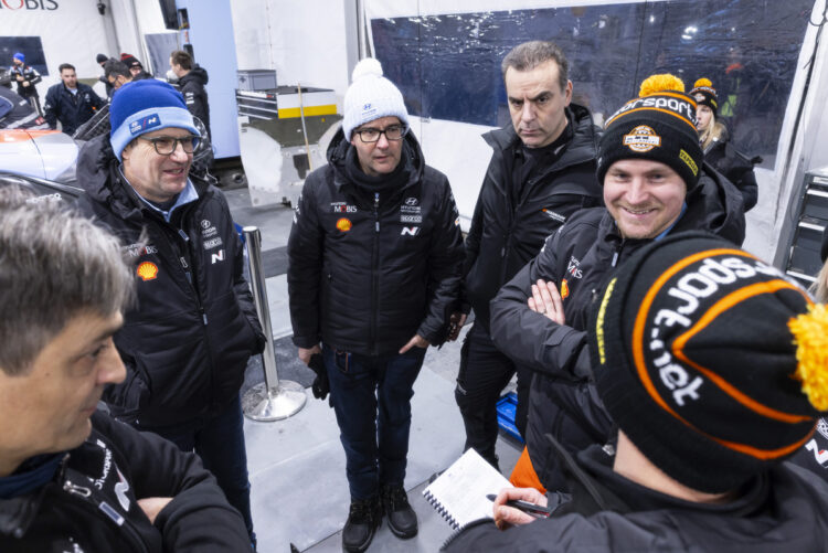 Esapekka Lappi, Andrew Wheatley ja teised Rootsi MM-rallil 2026, Foto: Austral / Hyundai Motorsport GmbH