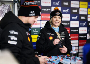 Esapekka Lappi ja Enni Mälkönen, Rootsi MM-ralli 2026, Foto: Romain Thuillier / Hyundai Motorsport GmbH