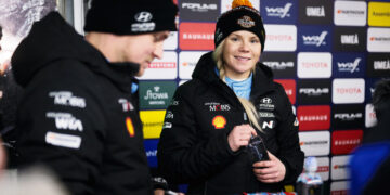 Esapekka Lappi ja Enni Mälkönen, Rootsi MM-ralli 2026, Foto: Romain Thuillier / Hyundai Motorsport GmbH