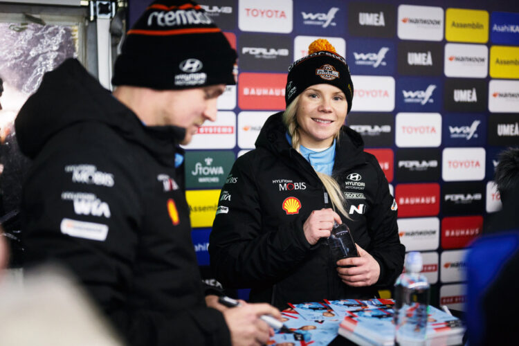 Esapekka Lappi ja Enni Mälkönen, Rootsi MM-ralli 2026, Foto: Romain Thuillier / Hyundai Motorsport GmbH