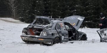 Markus Tammoja ja Karol Pert Sarma ralli 2026. Foto: Motorsport Latvia WhatsApp group: