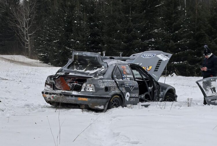Markus Tammoja ja Karol Pert Sarma ralli 2026. Foto: Motorsport Latvia WhatsApp group: