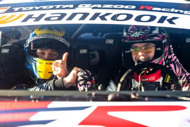 Oliver Solberg ja Prince Carl Philip Rootsi ralli testikatsel 2026, Foto Jaanus Ree / Red Bull Content Pool