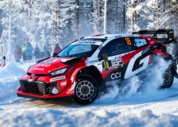 Takamoto Katsuta ja Aaron Johnston Rootsi mM-ralli 2026, Foto: Jaanus Ree / Red Bull Content Pool