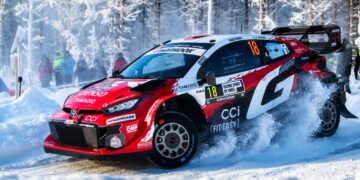 Takamoto Katsuta ja Aaron Johnston Rootsi mM-ralli 2026, Foto: Jaanus Ree / Red Bull Content Pool
