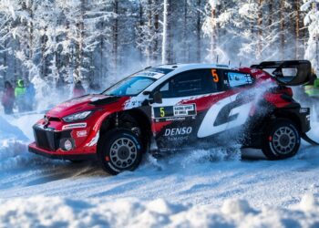 Sami Pajari ja Marko Salminen Rootsi MM-ralli 2026, Foto: Jaanus Ree / Red Bull Content Pool