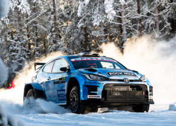 Teemu Suninen ja Janni Hussi Rootsi MM-ralli 2026, Foto: Jaanus Ree / Red Bull Content Pool